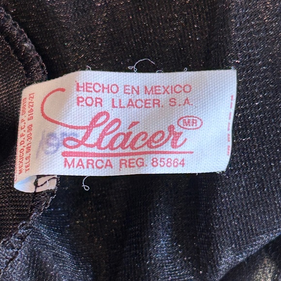 Ladies Black Pegnoir Maxi Gown Set Fabiola Vintage Mob Wife Witchy Small - Picture 10 of 10